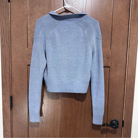 Lululemon Collared Merino Wool Blend Knit Sweater Small - Picture 3 of 5